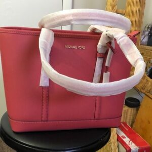 Michael Kors Pink Tote Bag